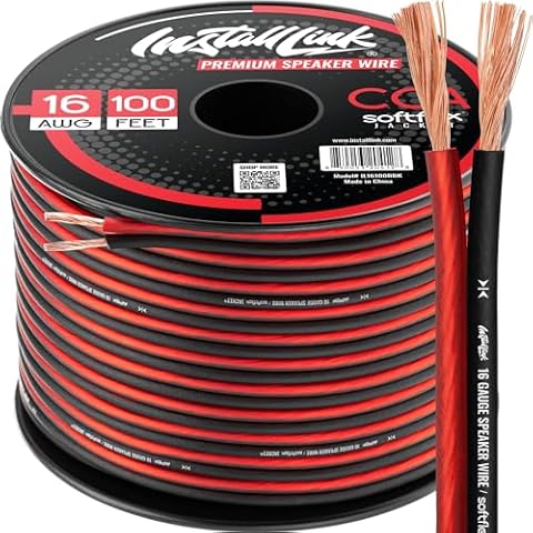 Install Link 16 AWG Speaker Wire Cover