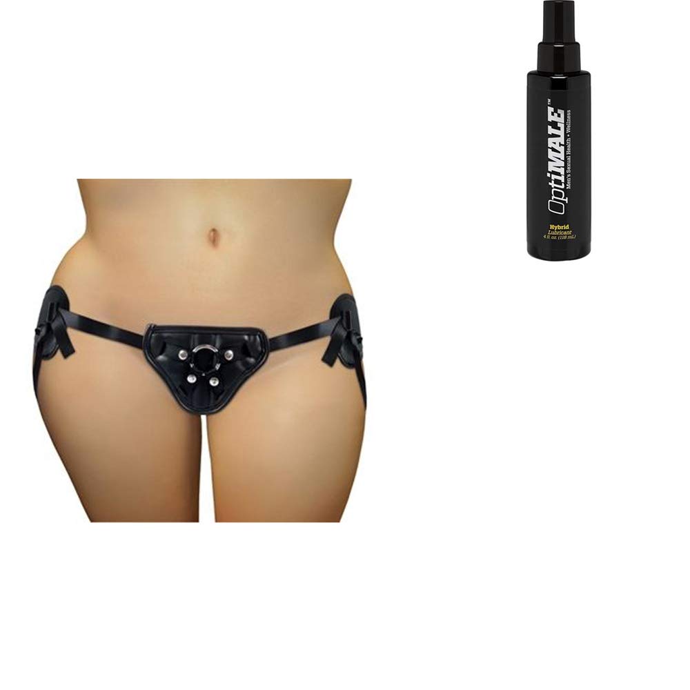 Plus Size Stràp Ôn Black & Séx Lûbricant Set
