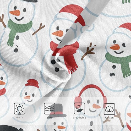 Girls' Hipster Panties Breathable Toddler Underwear for Baby Girls Snowmen Pattern3