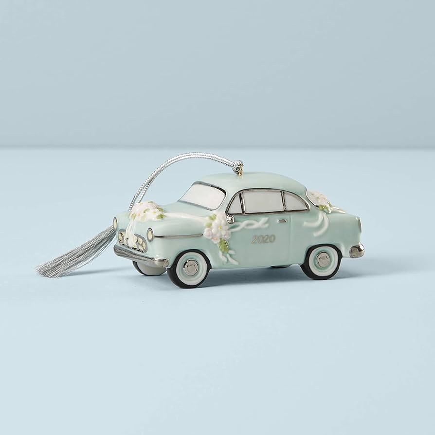 * vintage ornament ୨୧ * ホワイト シープ mama Amazon.com: Kate Spade/Lenox Just Married Vintage Car