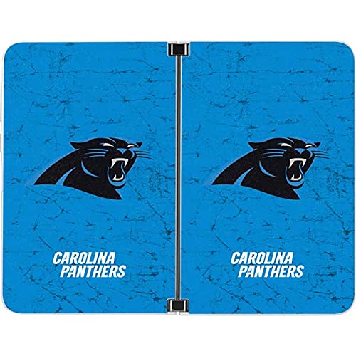 Skinit Tablet Decal Skin Compatible with Surface Duo - Officially Licensed NFL Carolina Panthers Distressed Alternate Design