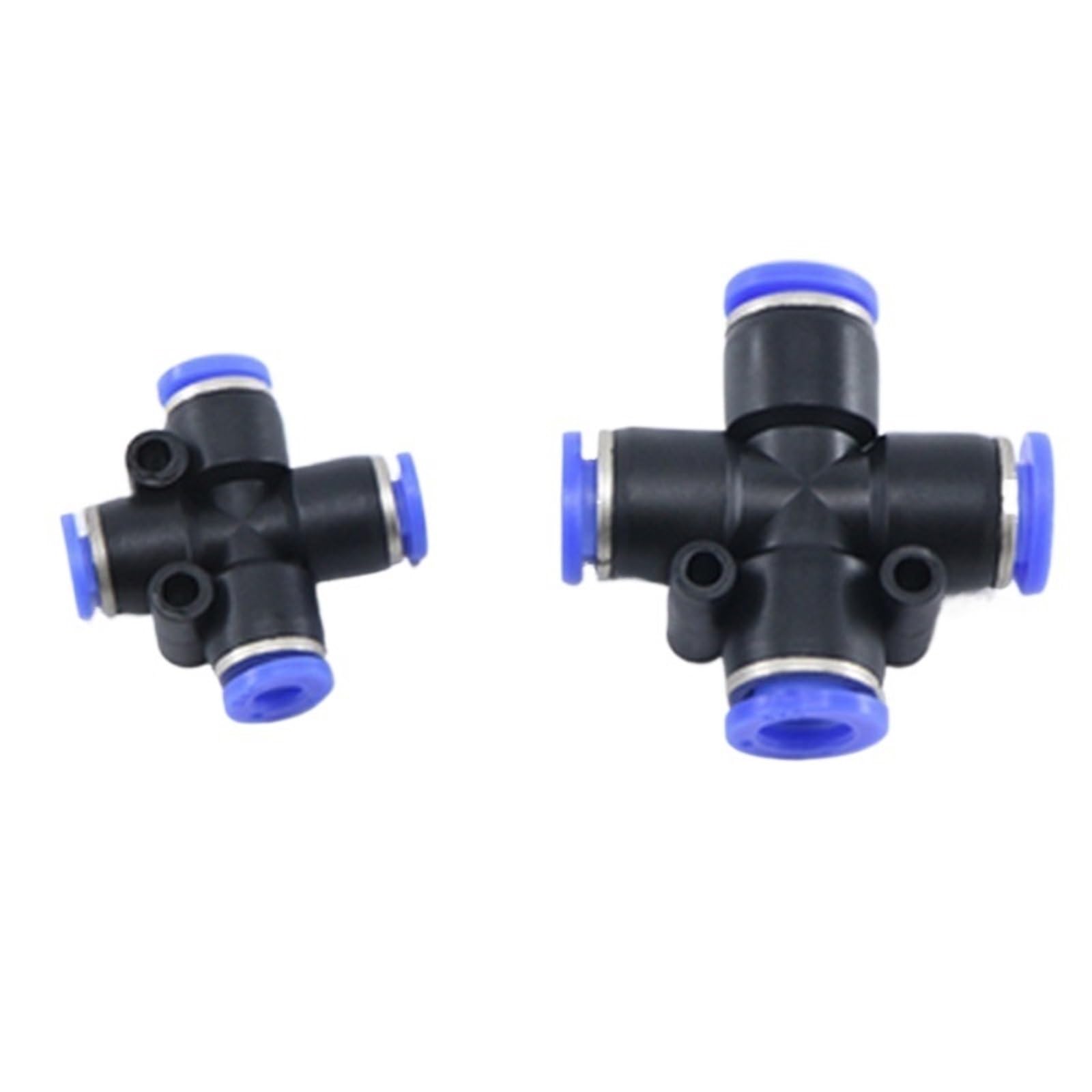 2 raccordi per tubi pneumatici a sgancio rapido da 4-12 mm, raccordi pneumatici a sgancio rapido (PZAG 12-8 mm)