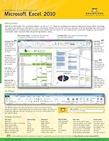 Microsoft Excel 2010 Quick Start Reference Card, 6-page Tri-fold Tips & Tricks Shortcut Training & H 157830301X Book Cover