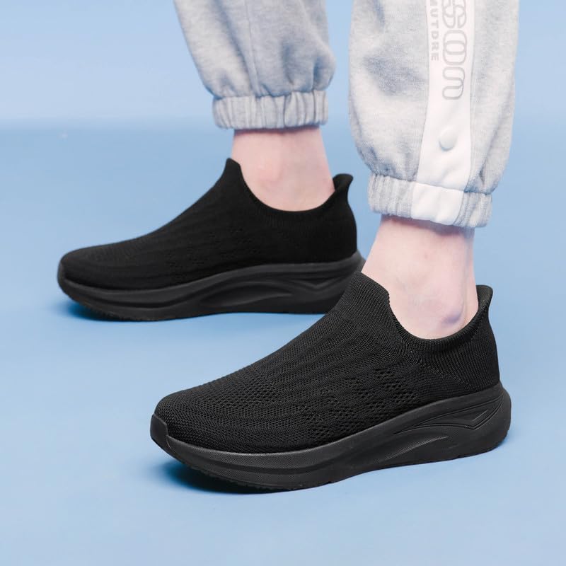 Mens Slip in Free up Hands Sock Shoes, Slip on Lightweight Walking Casual Loafers, Comfortable Breathable Shoes for Men2