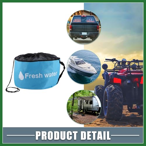 Image of Motoforti RV Sewer Hose Storage Bag Waterproof RV Hose Storage Bag RV Accessories Bag Camper Utility Bag Blue Long-Lasting