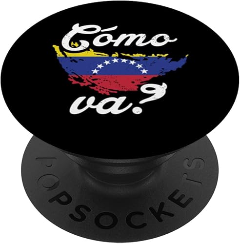 Venezuela Flag Cómo Va Venezuelan What's Up PopSockets Standard PopGrip
