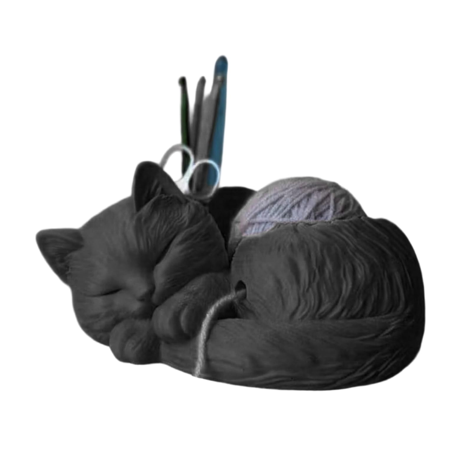 Glifora Cat Yarn Bowl for Crocheting and Knitting - Cute Yarn Holder Organiser, Stylish Minimalist Yarn Bowl for Crochet Lovers and Knitters