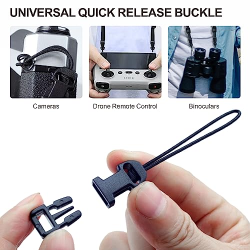 Padwa Lifestyle 4 Pcs Black Quick Release Camera Strap QD Loops Connector Adapter - Image 3