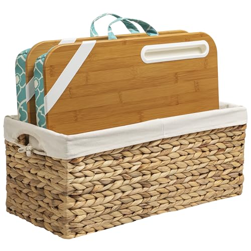 Image of LAPGEAR Designer Lap Desk - Aqua Trellis, 2-Pack with Storage Basket