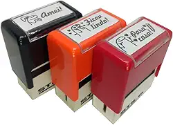 KIT 03 CARIMBOS AUTOMÁTICOS STILO 20 - FLORK - I