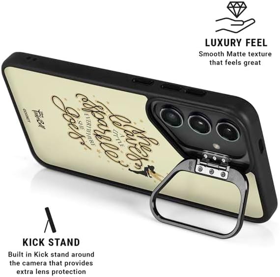 Skinit Kickstand Phone Case Compatible with Galaxy S25 Ultra - Officially Licensed Disney Tinker Bell Leave A Little Sparkle Design