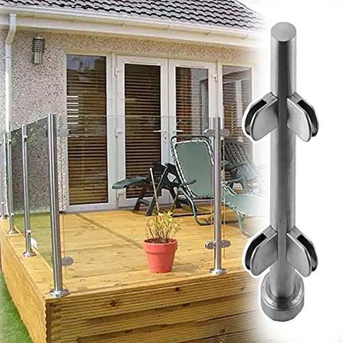 Barandilla de Escalera de acero inoxidable 304 para interior y exterior con sistema de seguridad 1