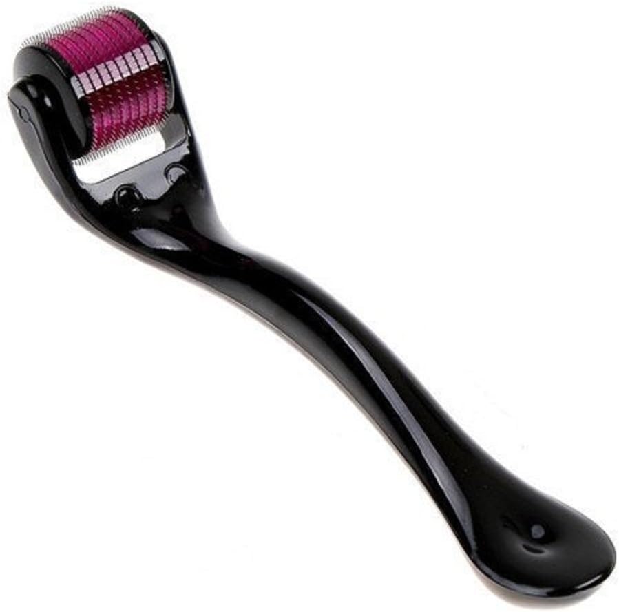 ELMASK DRS Derma Roller 0.5mm 540 Titanium Micro Needles Roller Treating Acne Scars Skin Hair Loss Wrinkles Blackheads Reducing Blemishes Scars Potholes Cellulite Stretchmarks