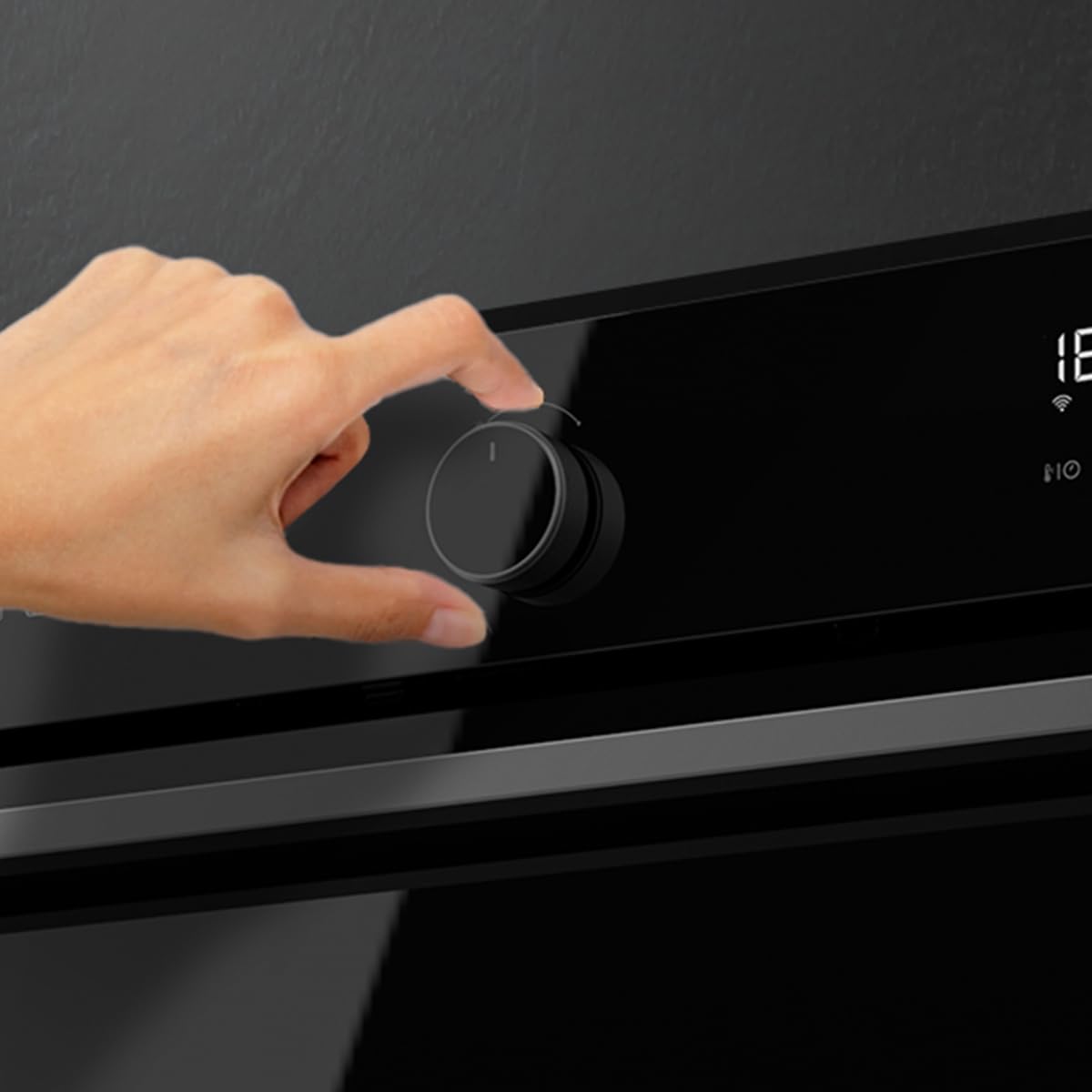 Cecotec Forno Bolero Hexa AF319000 Glass Black A, Classe A, 133 L, 11 Funzioni con AIrFryer, Pizza Master, Steam Assist, Easy Clean, 5 Posizioni
