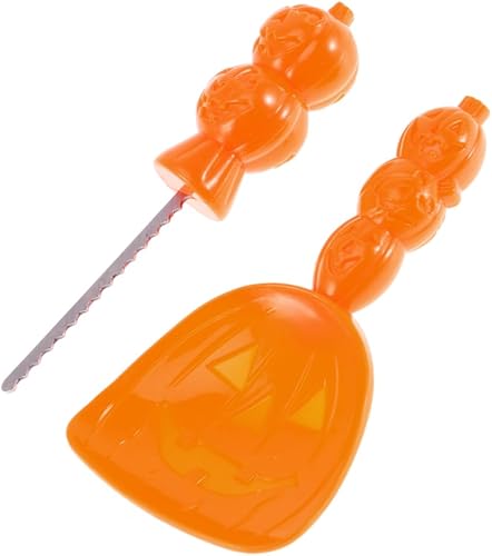 Miniatura 6 de EXCEART Juego de 2 juegos de tallado de calabaza, herramientas de tallado de calabazas para Halloween, herramientas de tallado de calabaza,