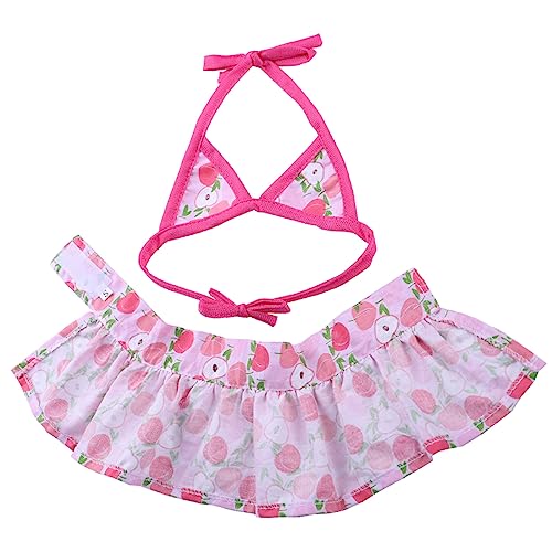 Traje de baño floral para perro pequeño miniatura 3