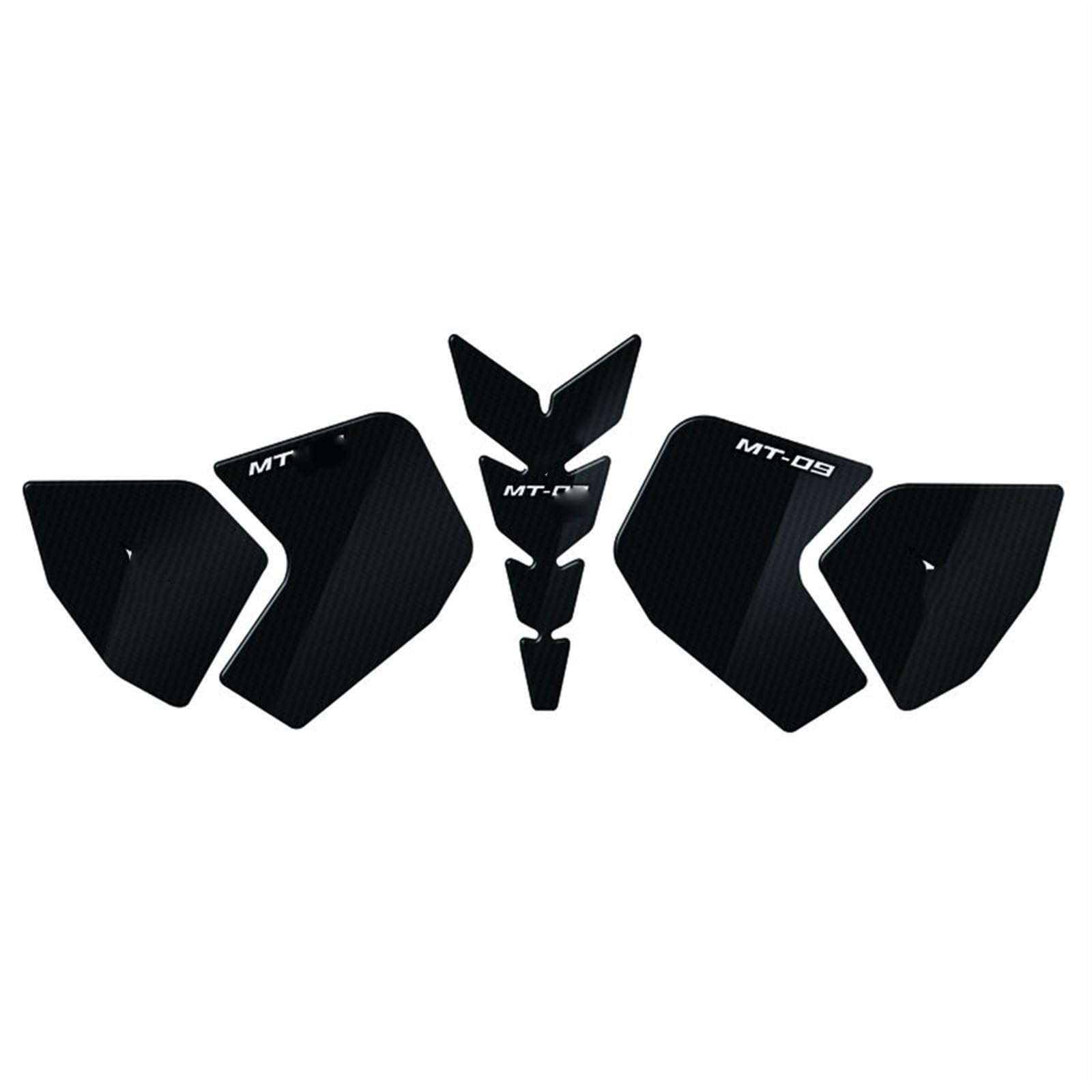 Ysdsls Color3 Motorcycle Non-Slip Side Fuel Tank Pad Stickers Decals For Yamaha Fz09 Fz 09 Mt Mt09 2015 2013 2014(Color3)