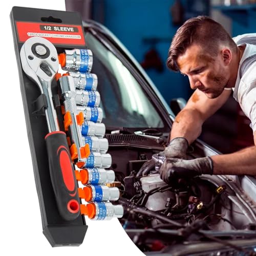 Jeu de clés à cliquet 1/2 idéal pour débloquer les écrous difficiles de garage