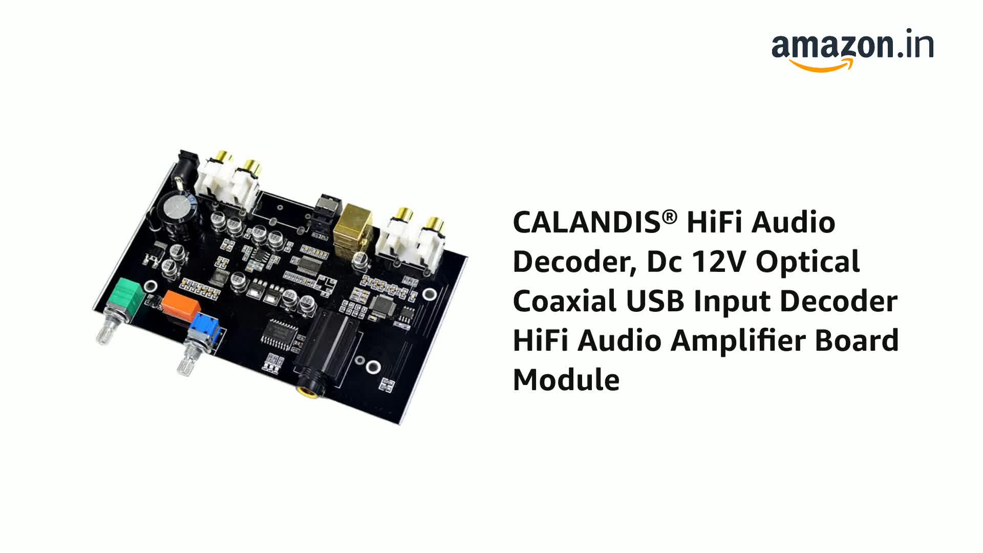 洋楽 boards of  CD CALANDIS® HiFi Audio Decoder, Dc 12V Optical Coaxial USB Input