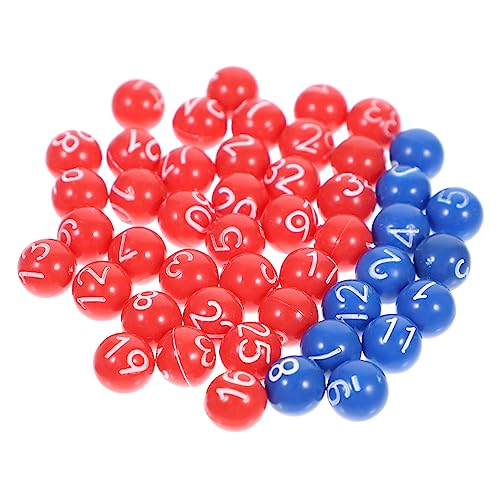 BRIGHTFUFU 1 Set Party Game Sphere Balls for Raffle Drawings Bingo Games and Activities Numbers Lightweight Compact Design for Events and Education