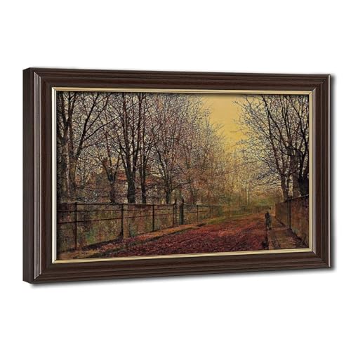 Impression sur toile signée John Atkinson Grimshaw : idée cadeau déco murale d'art