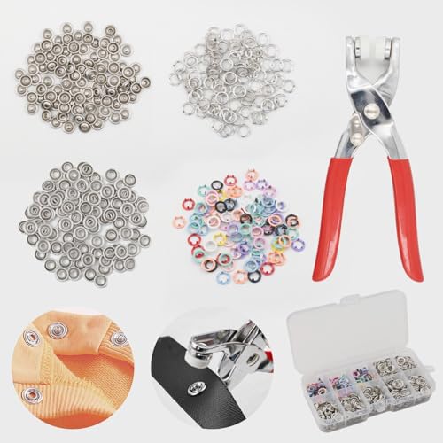 KKLM スナップボタン ハトメパンチセッ