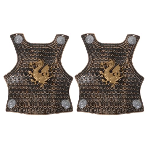 BESPORTBLE Ensemble de 2 armures de Soldat Romain médiéval pour Enfants (garçons) - Déguisement de Chevalier pour Halloween - Accessoire de déguisement -...