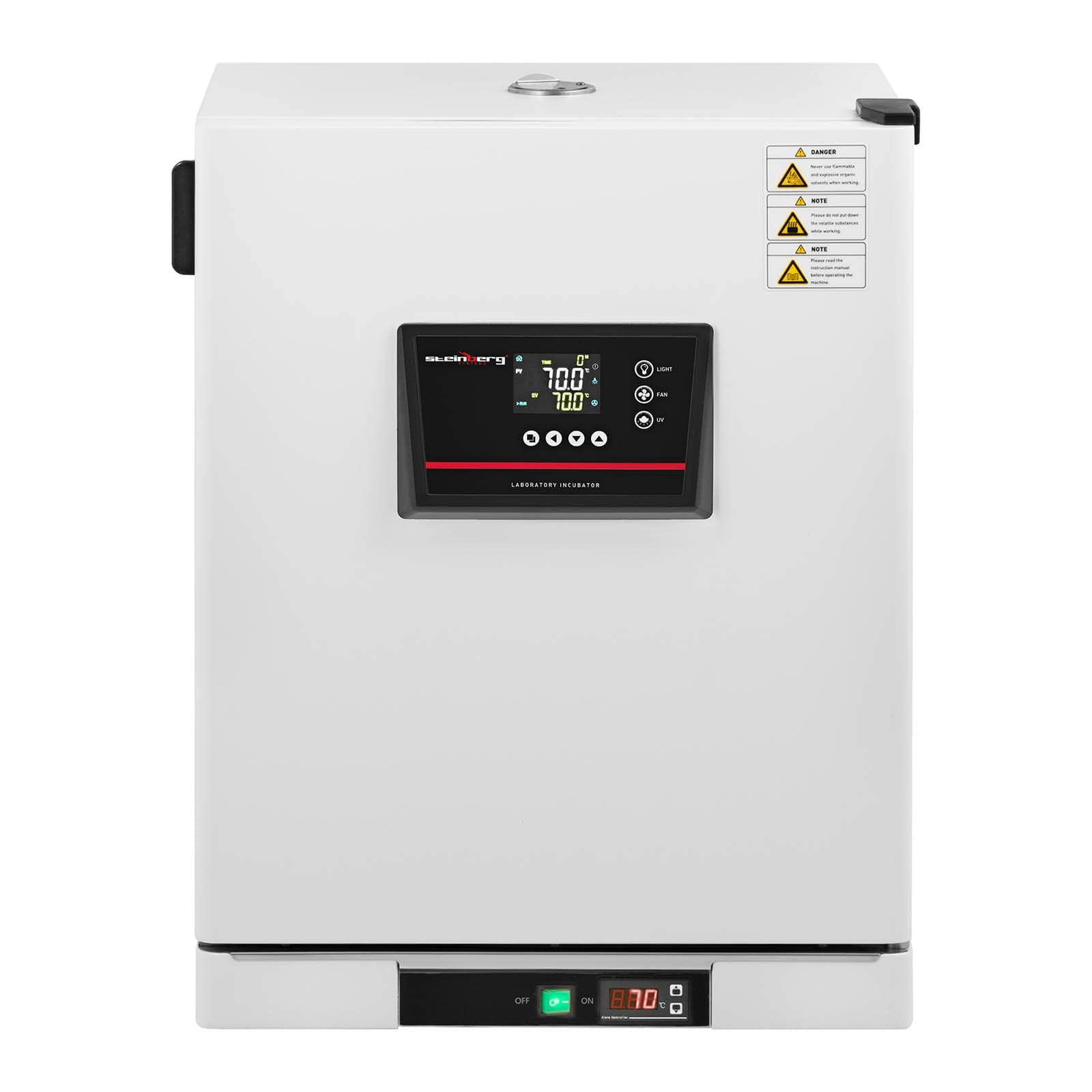 Steinberg Systems SBS-LI-65 Incubadora de laboratorio - hasta 70 °C - 65 L - circulación de aire estufa de incubación estufa de cultivo incubadora de cultivo
