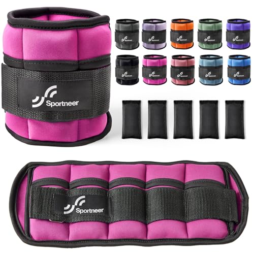 Sportneer Knöchelgewicht, Verstellbares Gewichte-Set am Knöchel,...