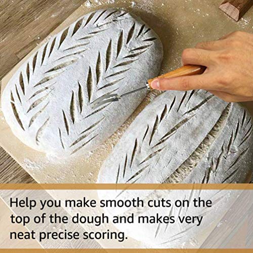 CLISPEED 1 Conjunto de Alça de Madeira para Pão Coxo Ferramentas de Corte Ferramentas de Corte de Ma