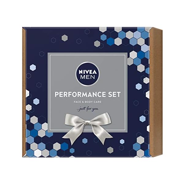 NIVEA MEN Performance Set, Geschenkset für den gepflegten Mann, Pflegeset mit After Shave Balsam, Anti-Falten… – Bild 6