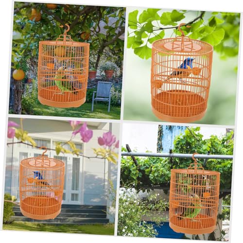 Cage suspendue pour oiseaux au design retro plastique resistant de marque VICASKY