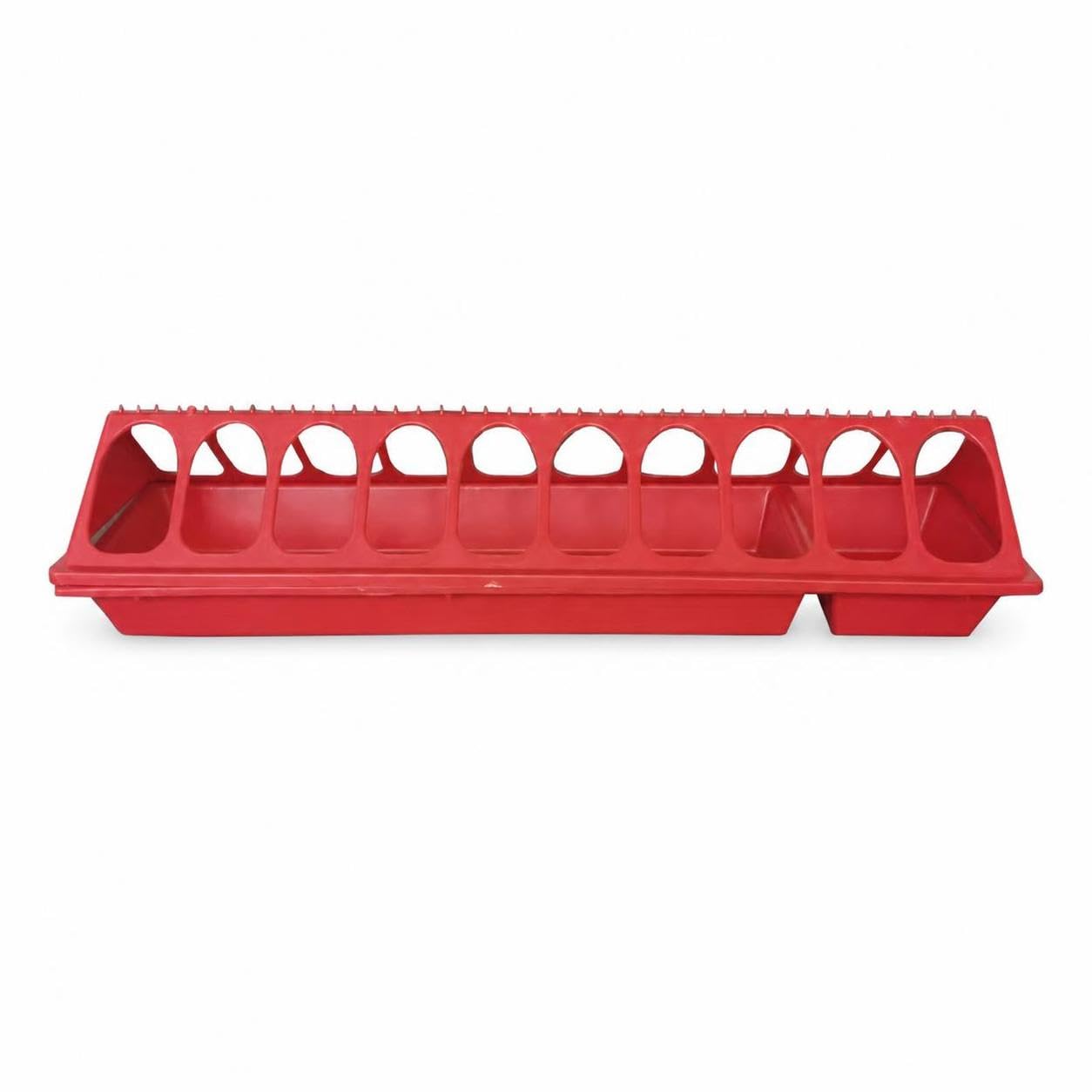 Mangeoire pour Volailles Mangeoire Abreuvoir Bac Distributeur Plastique Système Anti-gaspillage pour Zone Propre et Alimentation Économique Entretien, 20 Trous