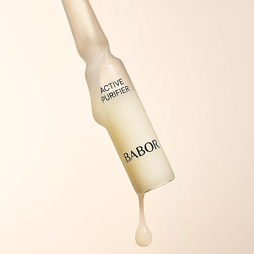 Miniatura 8 de BABOR Concentrados de ampolla purificadora activa para cara con aceite de árbol de té, refina, purifica, revitaliza la piel opaca y seca, limpia y