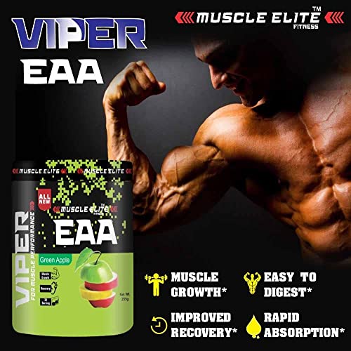 Image of EAA Supplement 30 Serving Muscle Growth | Recovery | 9 Amino Acids E Stands for Essential Supplement [Green Apple]