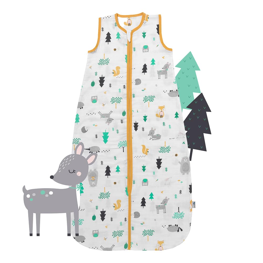 schlummersack Baby Kinder Schlafsack Sommer | dünn, Sommerschlafsack, 0.5 Tog