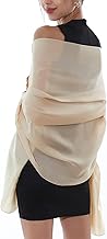 RIIQIICHY Silky Pashmina Shawls and Wraps for Women Wedding Ladies Lightweight Scarf