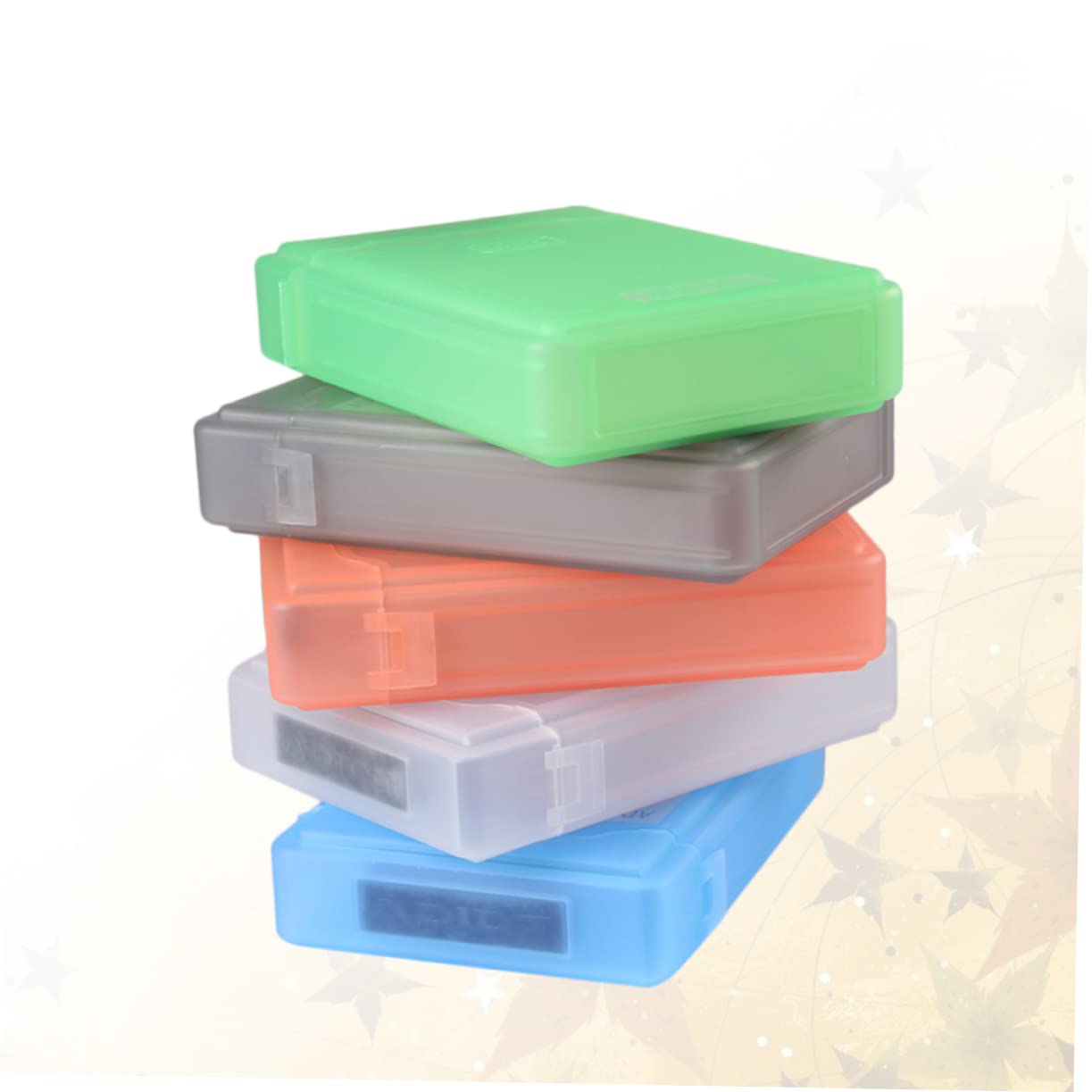 Homoyoyo Custodia Protettiva 3.5 Pollici Disco Rigido 5 Pezzi Case Porta Hard Disk Esterno Anturto e Sicurezza