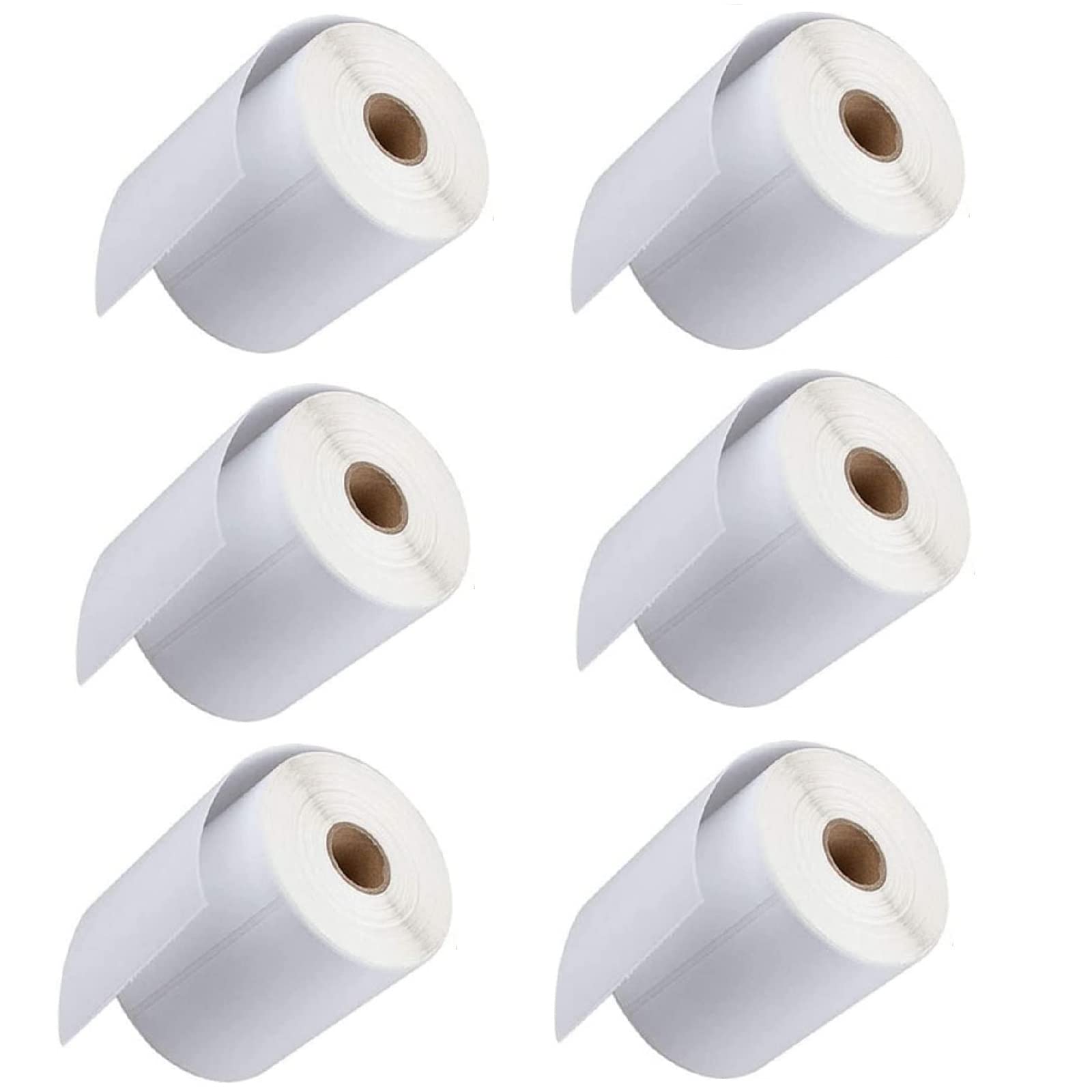 FungLam6 Rolls 4"x6" Thermal Shipping Labels, 250 Labels/6 Roll, 1" Core, Perforated, Address Mailing Shipping Labels Compatible with JADENS,Rollo, Zebra,iDPRT.
