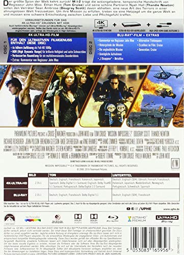 M:I-2 – Mission: Impossible 2 – 4K Steelbook (UHD + Blu-ray Disc)