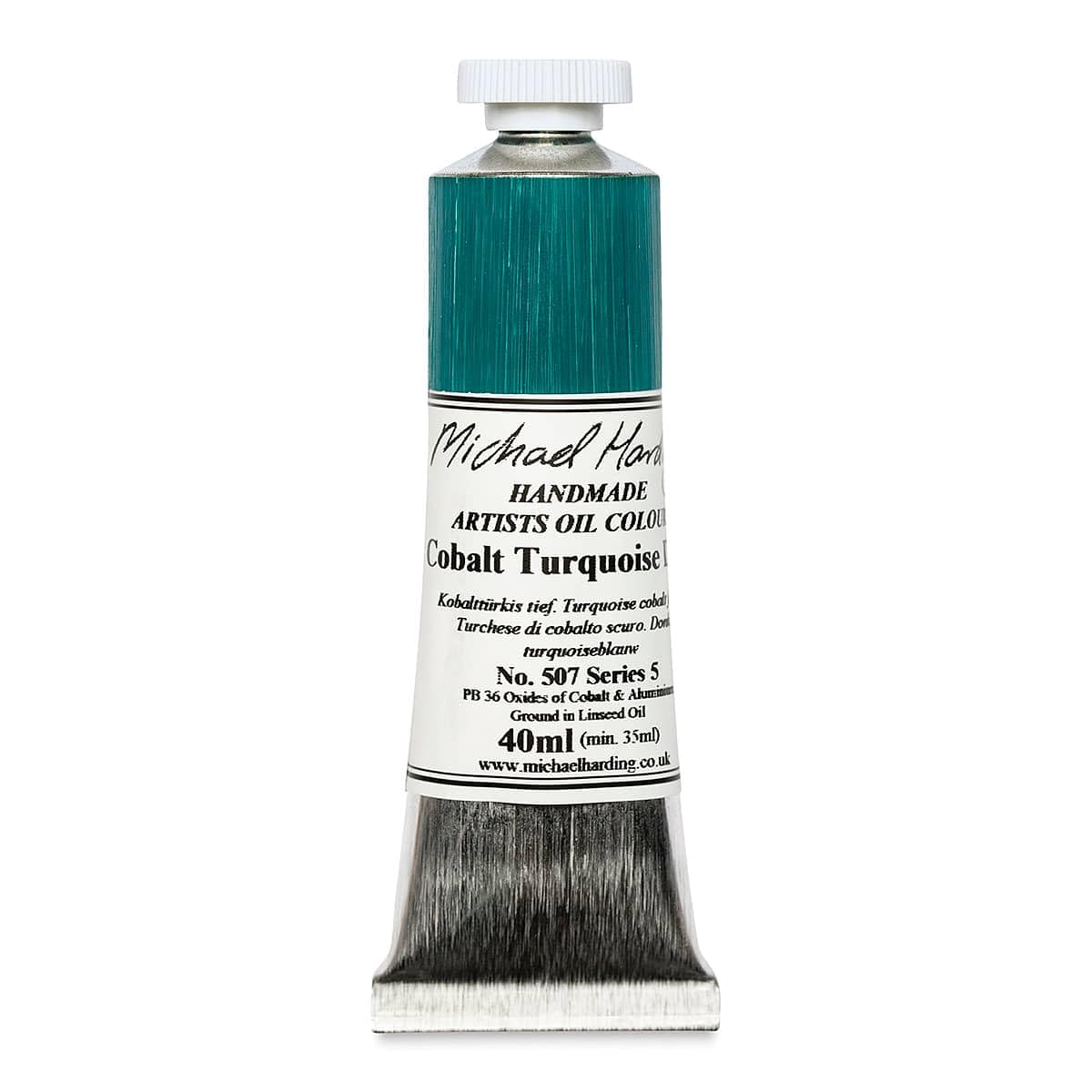 Michael Harding Artist Oil Colors - Cobalt Turquoise Deep - 40ml Tube by Michael Harding