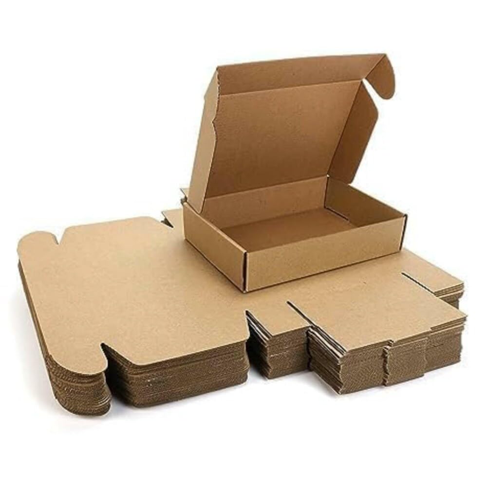 DCGPAC 3Ply Brown Corrugated Flat Box For Packing 5x5x2 In Small Items Secure Packaging Self Lock Boxes (Pack of 100) (B08RYP51YK) Amazon Price History, Amazon Price Tracker