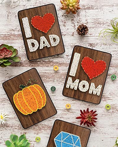 Image of BAZIMA DIY String Art Kit for Beginner,Unique Gift, DIY Pumpkin Craft Kit,Craft Kit for Holidays