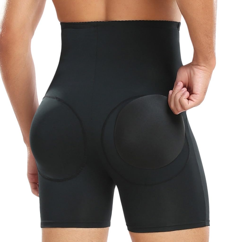 ISCBAFYX Männer Shapewear Bauchkontrolle Shorts Hohe Taille Schlankheitskörper Kompressionsunterwäsche Bauchgürtel