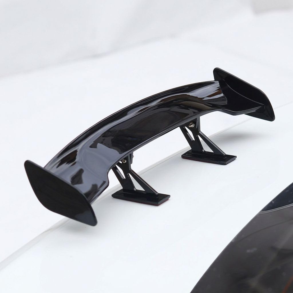 Mini Spoiler for Honda Odyssey 2011-2017 Car Wing Universal GT Style Small Rear Texture Funny Exterior Decoration for Trunk Roof 6.7 Inch 1PC,Black
