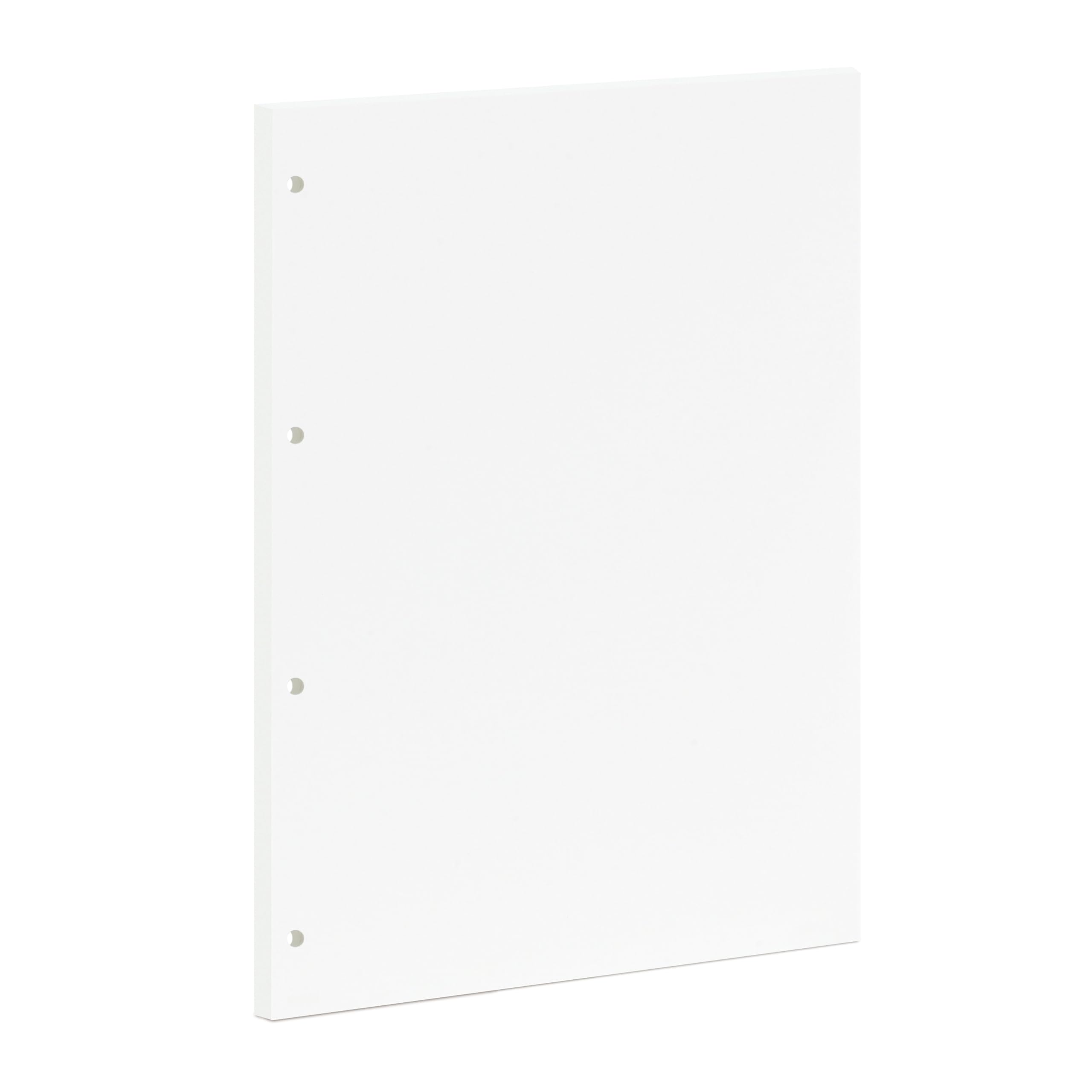 A4 Refill Pages, 4-Ring Binder Paper, 100GSM Thick Blank Refill Paper, 45 Blank Sheets 4-Hole Punch, 290x210mm — image 1