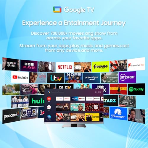 SYLVOX 12 Volt TV, 22" Smart TV with DVD Player Built in, 1080P Google TV System ATSC NTSC WiFi Bluetooth HDMI USB, AC/DC Powered, 12V TV for RV Camper Boat Coastal Home (Marine Series) - Image 4