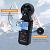 Mcbazel 3 en 1 Anemómetro Portátil Digital, Mide Temperatura del Viento, Velocidad del Viento y Flujo de Viento con Retroiluminación y Funciones MAX/MIN/AVG para Navegación, Kitesurf y Surf #4