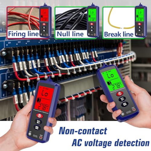 Image of Handheld Digital Smart Household Multimeter, Voltage Tester with Leads, Voltmeter Measures, NCV, AC /DC Voltage, Resistance, Continuity & Live Wire for Automotive Testing Multimeter Detector