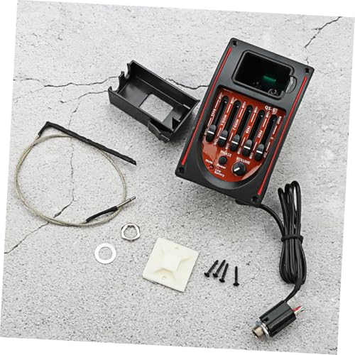 VANZACK Ecualizador para Guitarra, Accesorio de Control de Tono y Frecuencia, Dispositivo EQ Duradero y Fácil de Usar para Rendimiento Sonoro Versátil en Presentaciones en Vivo miniatura 5